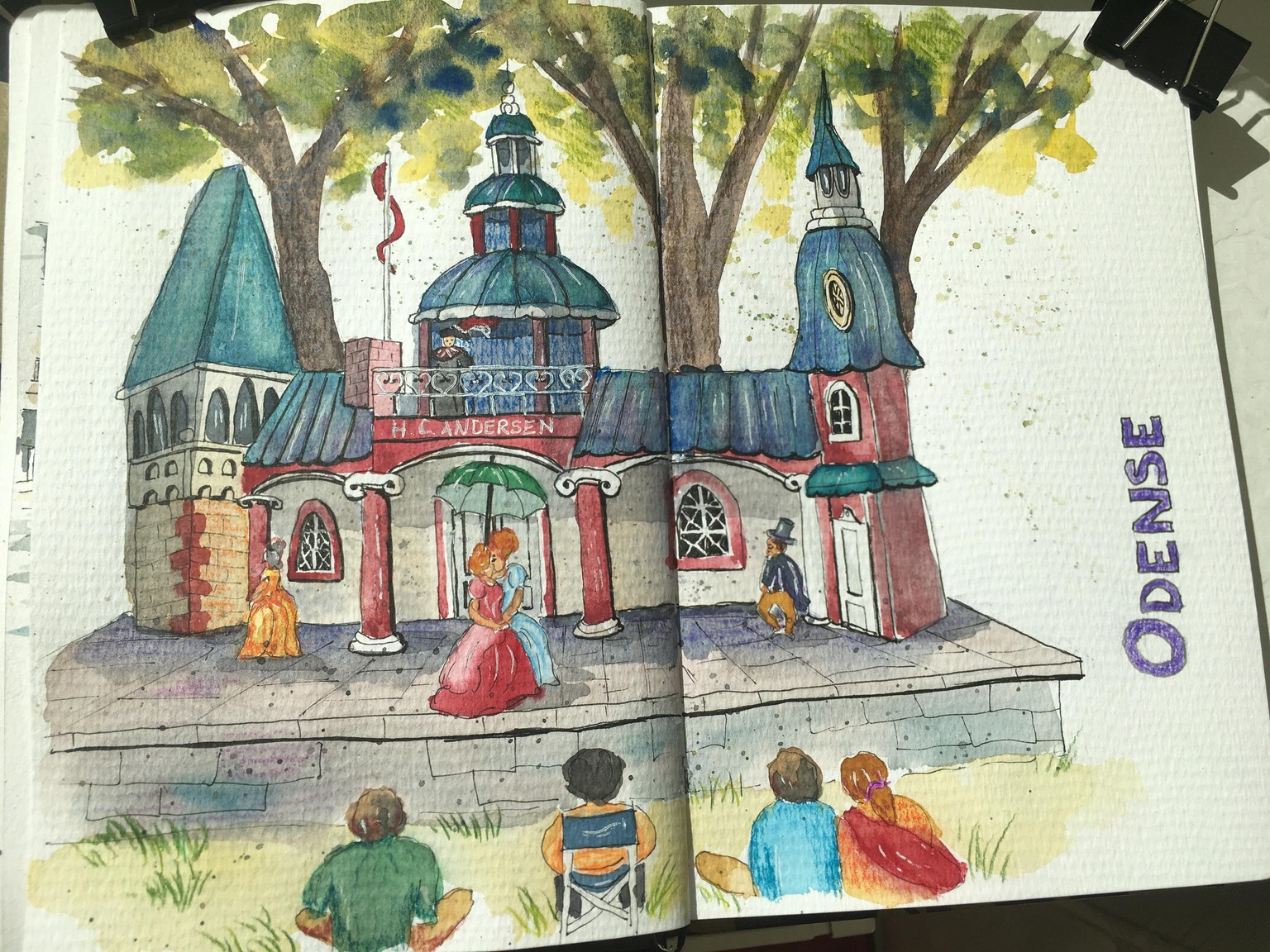 Keeping a Travel Sketchbook - image 13 - student project