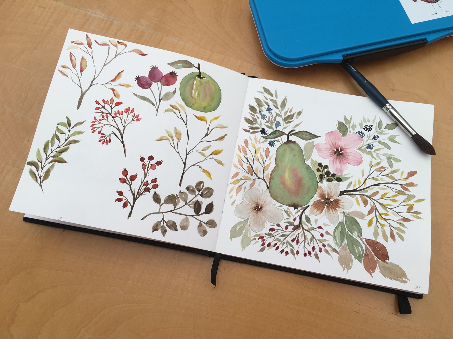 Loose Watercolor: Painting Autumn Compositions - image 2 - student project