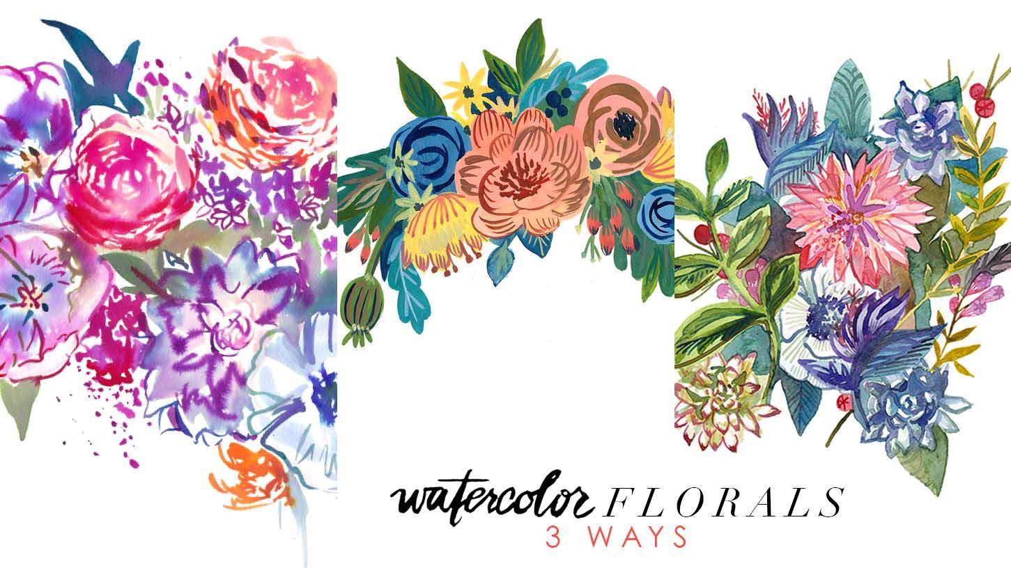 Watercolor Florals [Teacher's Sample Project] - image 3 - student project