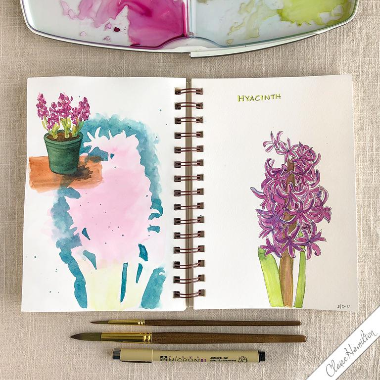Sketchbook - Hyacinth - image 1 - student project