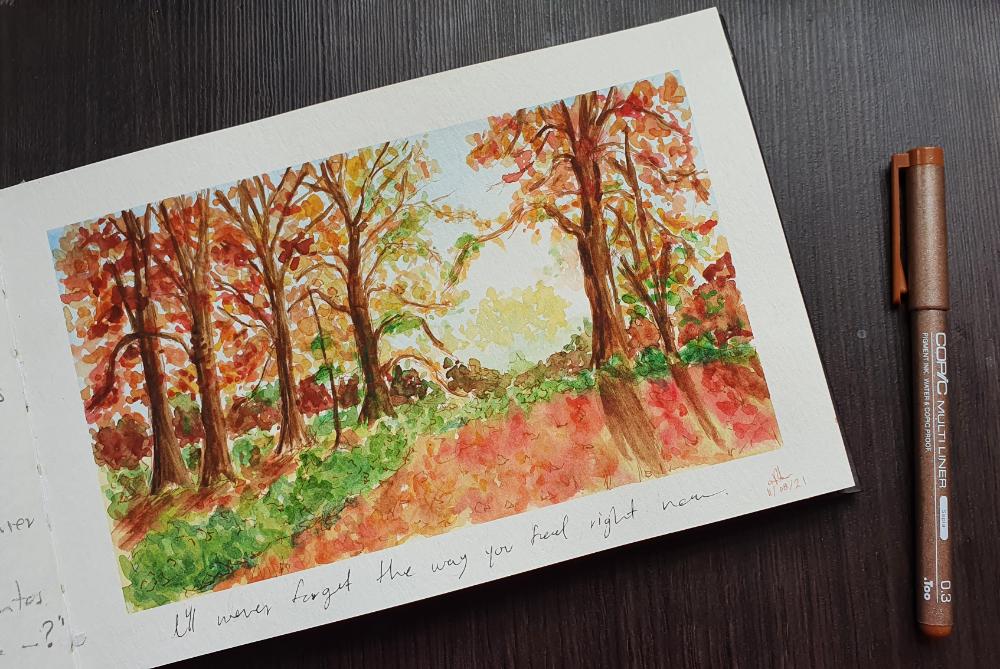 A beautiful autumn view - image 1 - student project
