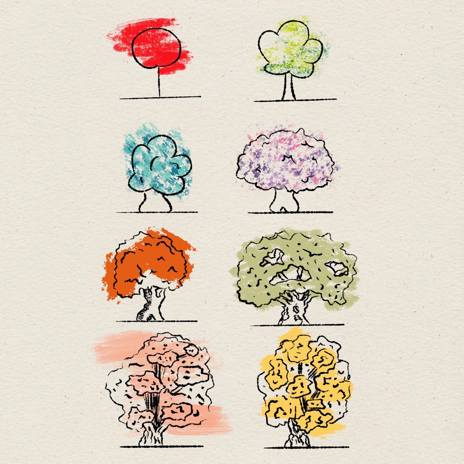 Lines and circles = trees - image 1 - student project