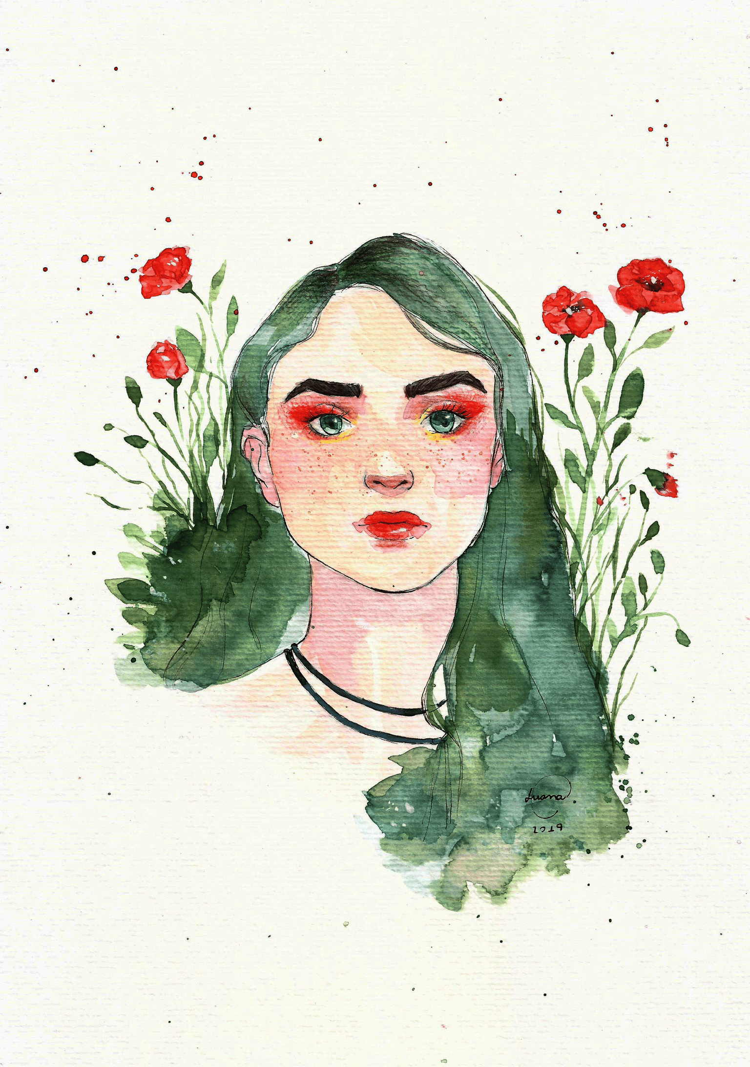 Watercolor Portrait - image 1 - student project