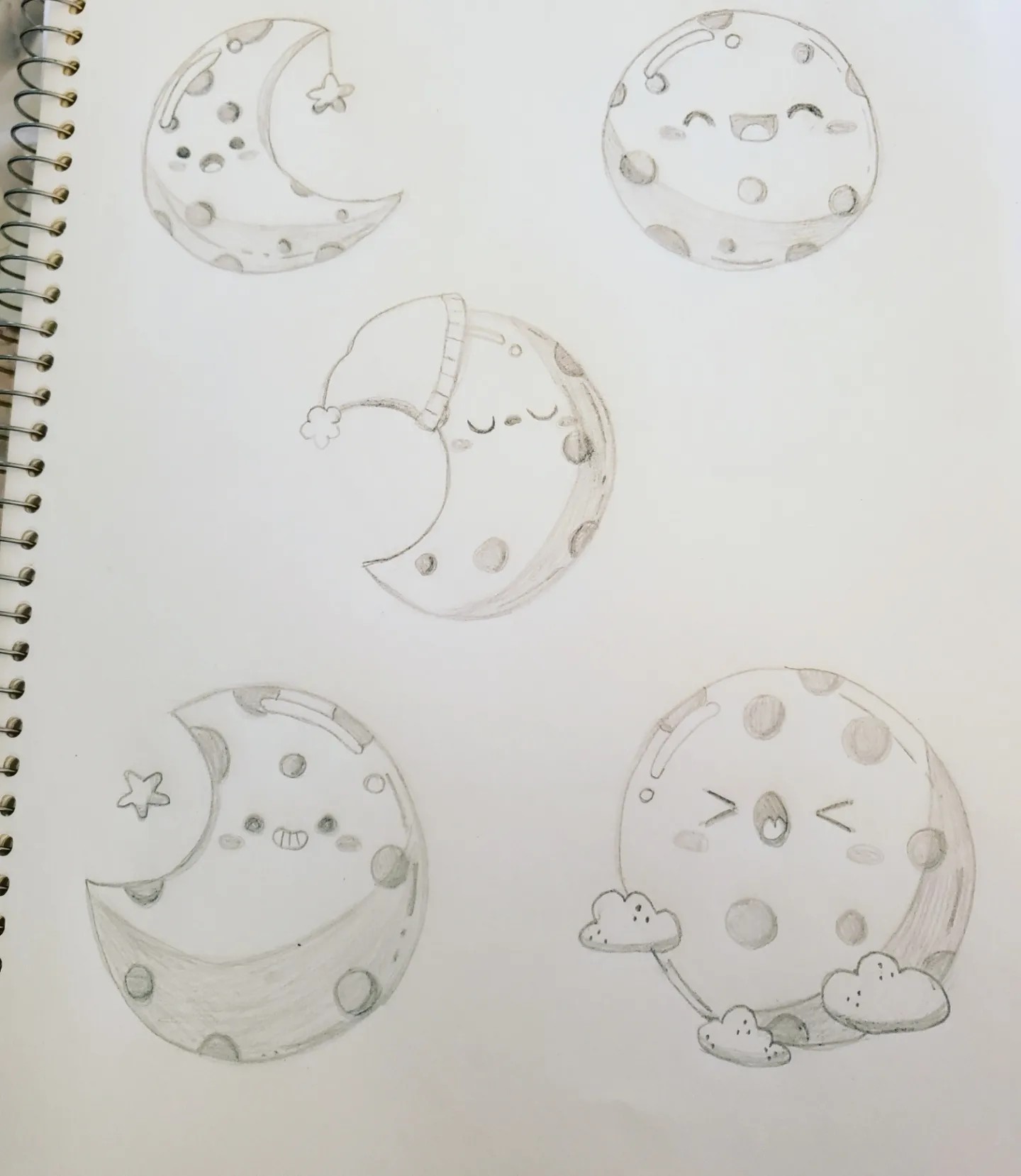 Moon Sticker Pack - image 1 - student project