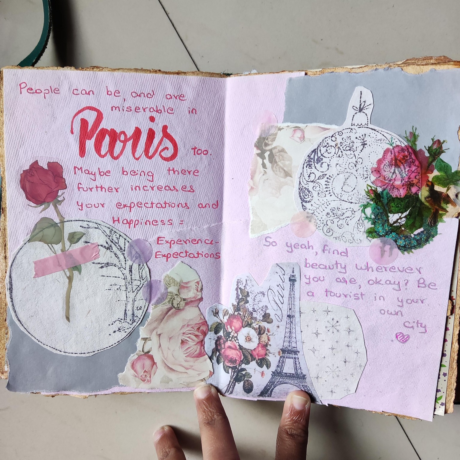 Art journalling layouts - image 5 - student project