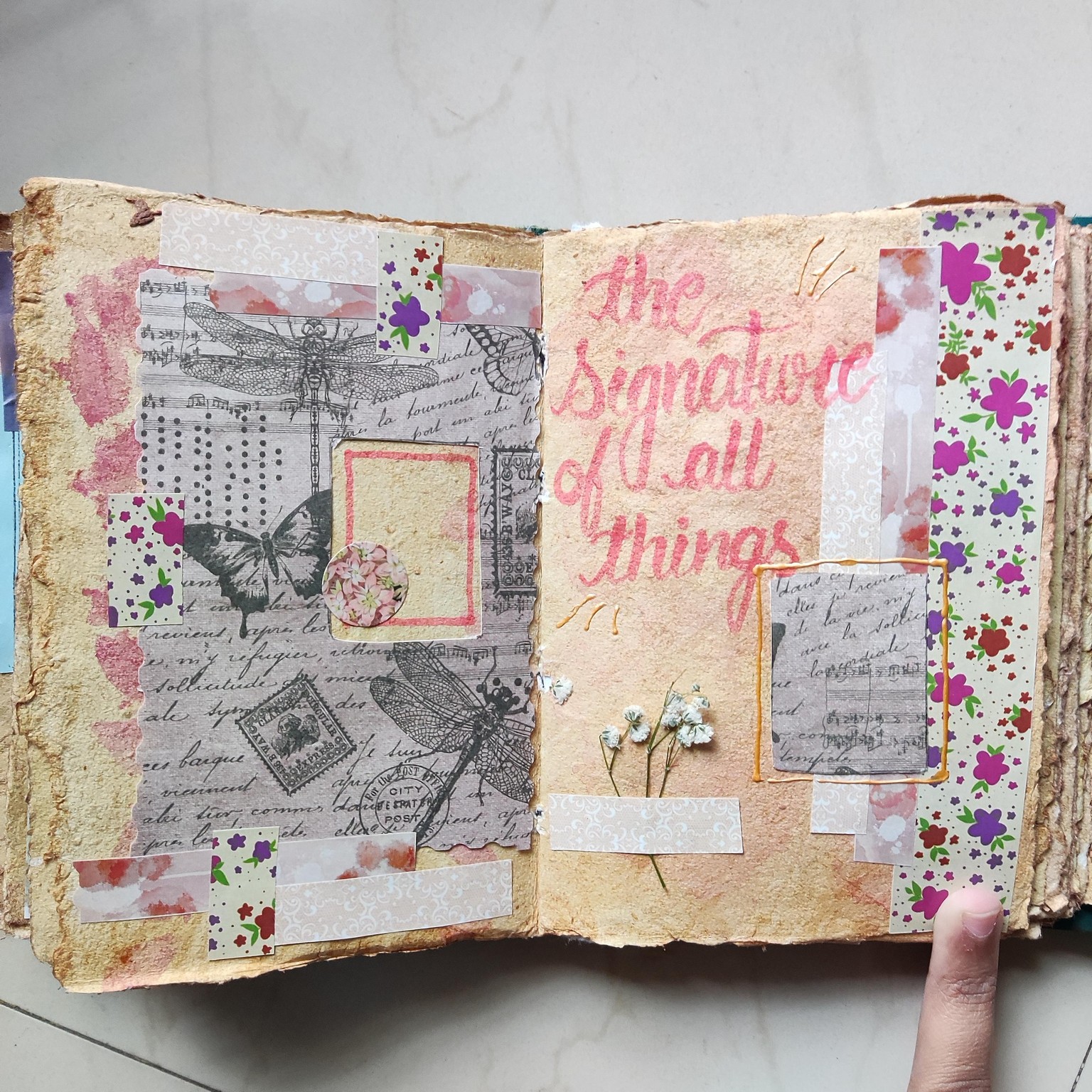 Art journalling layouts - image 3 - student project