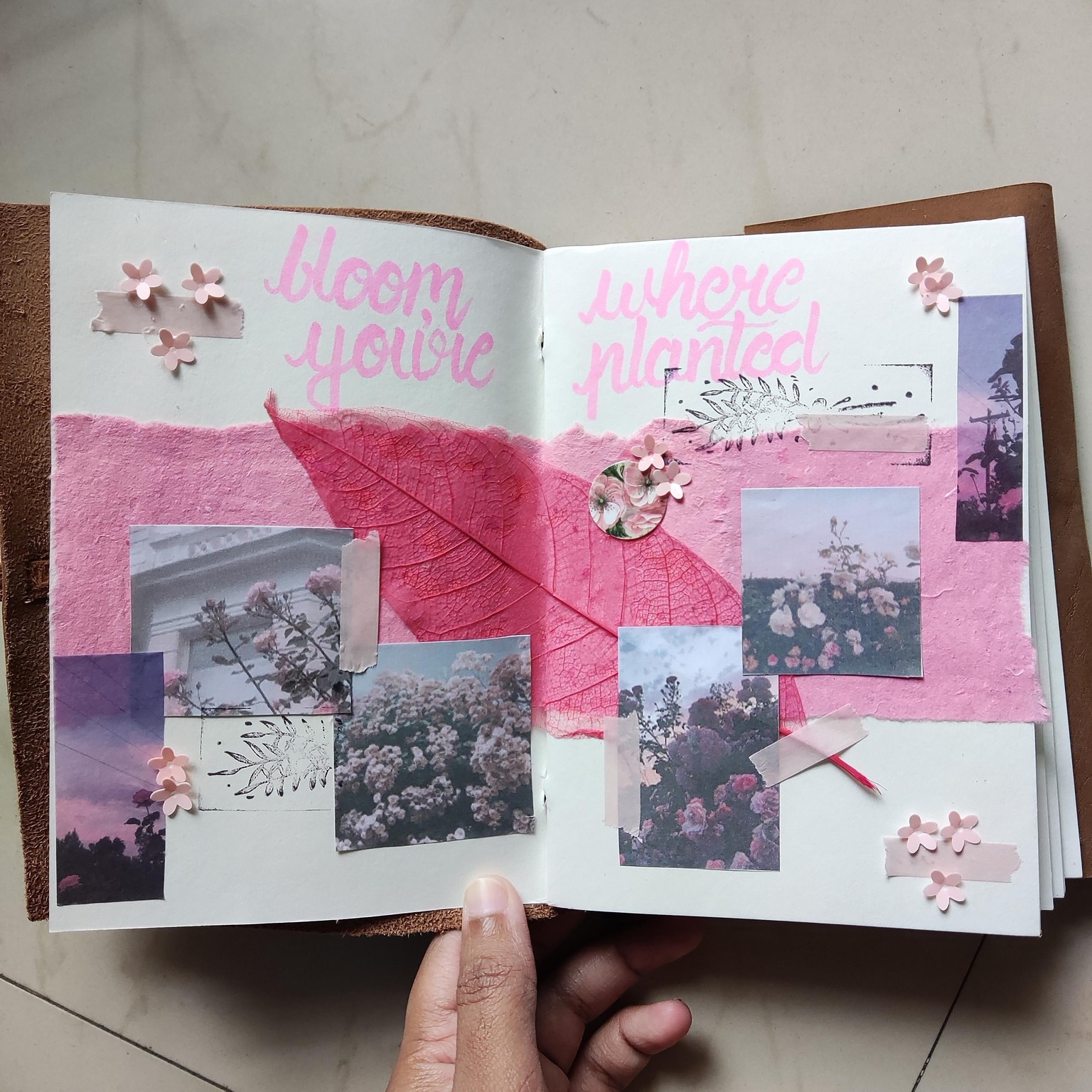 Art journalling layouts - image 1 - student project