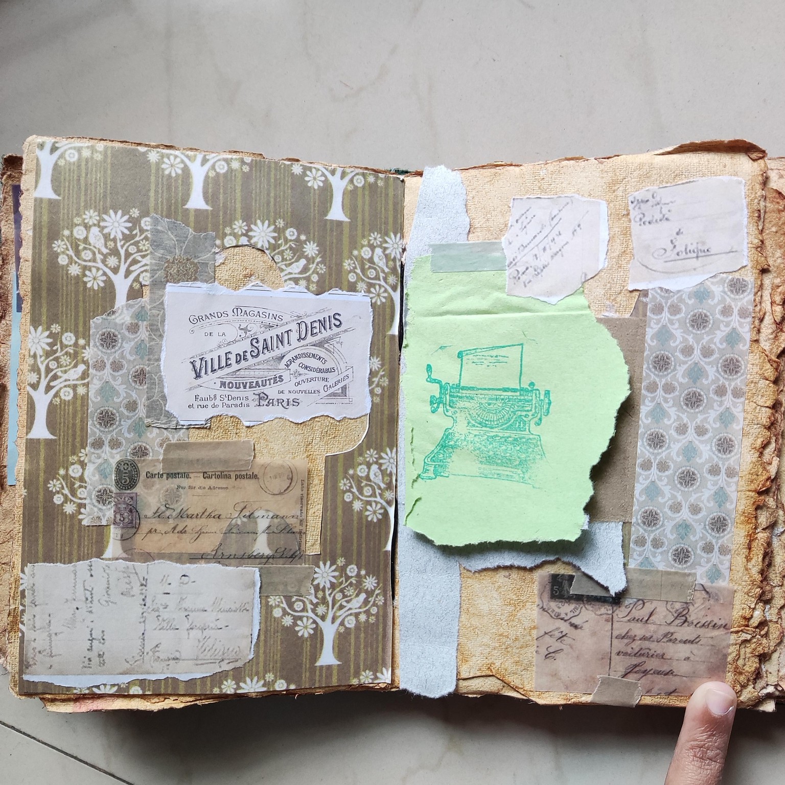 Art journalling layouts - image 4 - student project