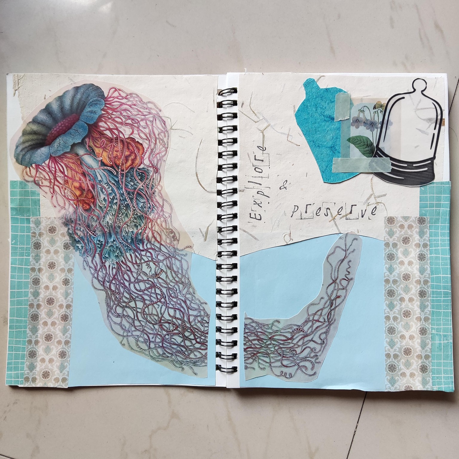 Art journalling layouts - image 2 - student project