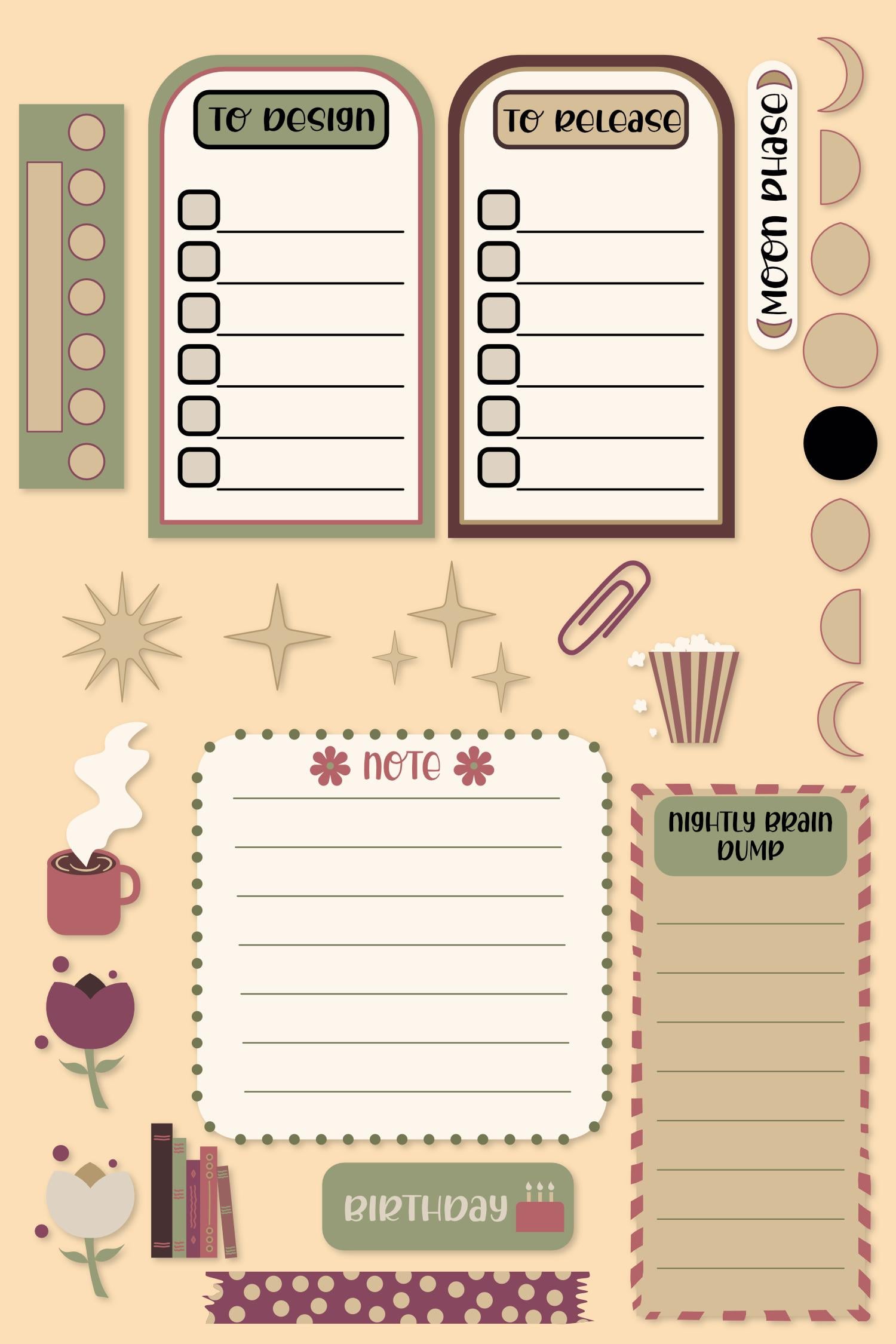 Planner stickers - image 2 - student project