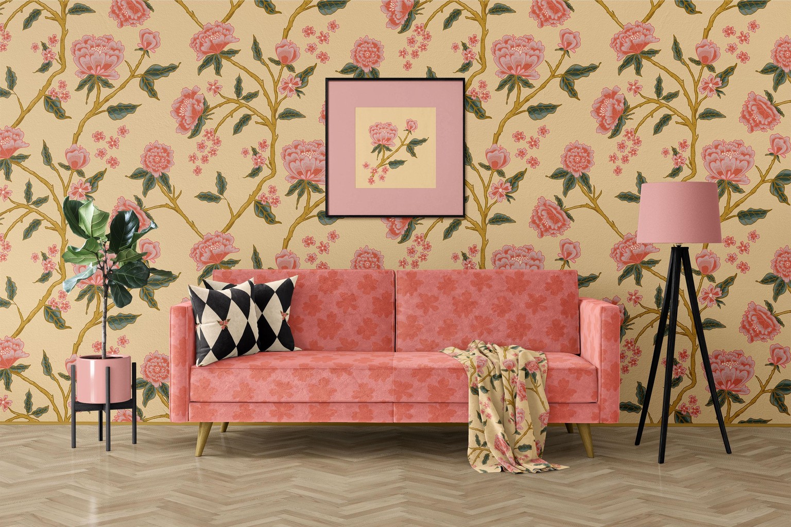 Floral Masquerade Collection Mockup - image 1 - student project