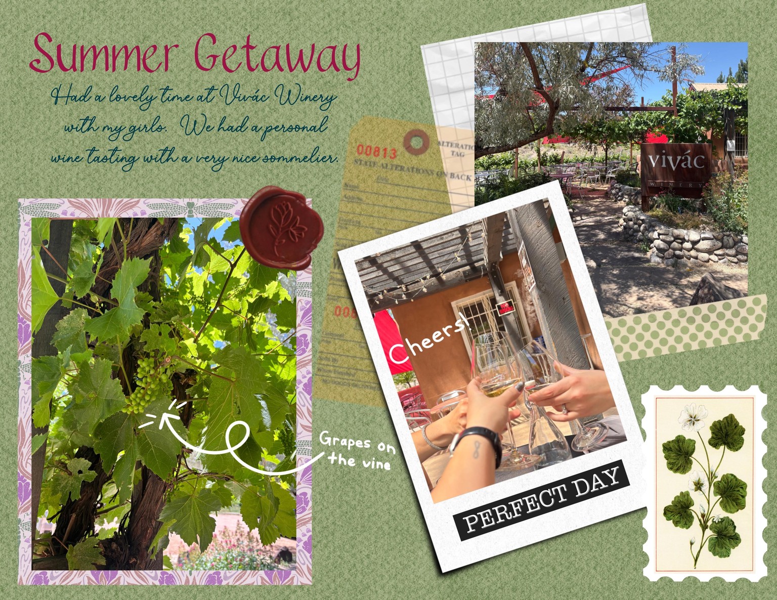 Summer Getaway Scrapbook Page - image 1 - student project