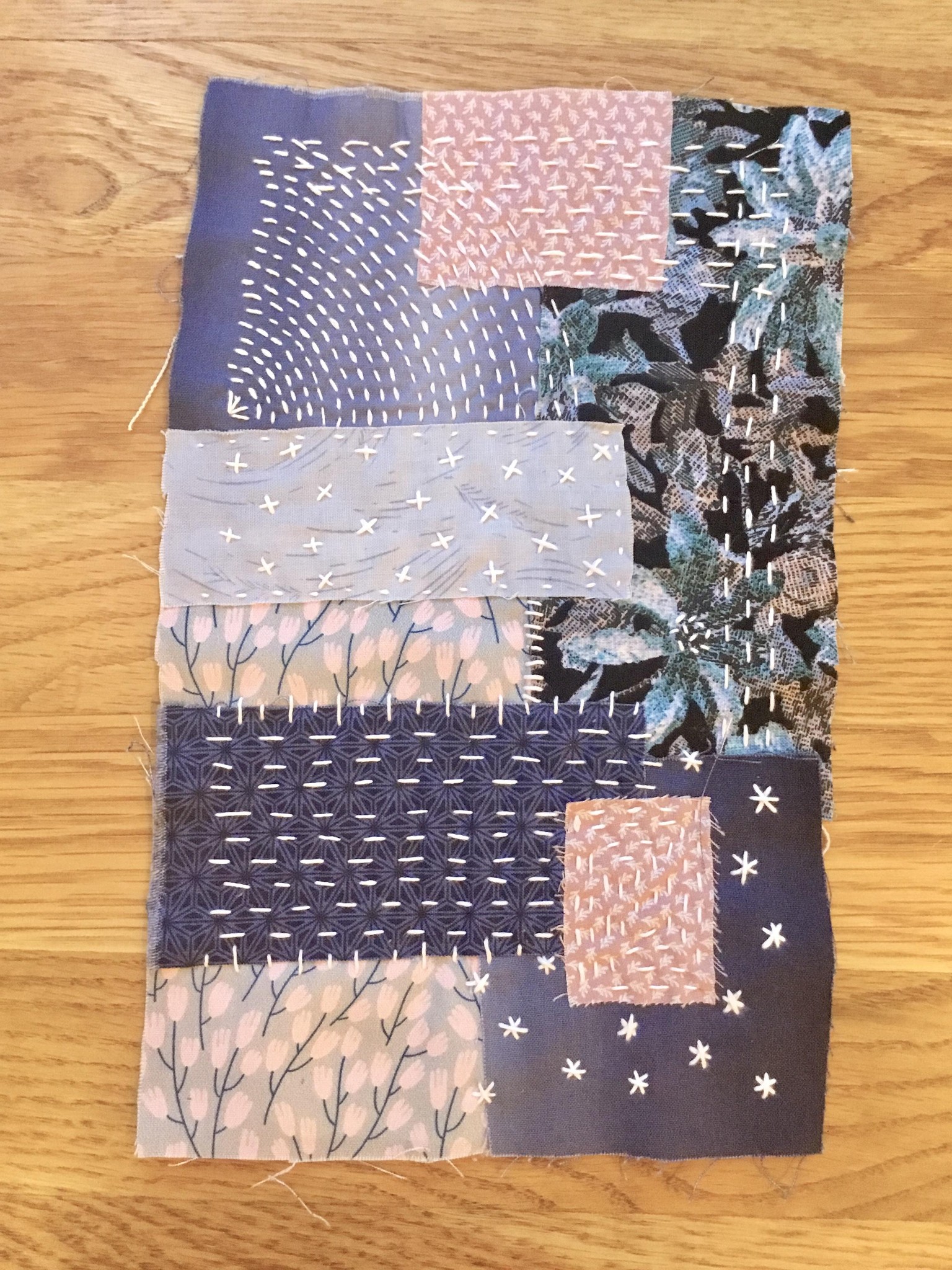 My First Boro Stitching Project - image 3 - student project