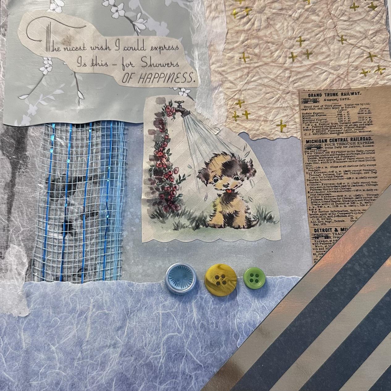 Grandma’s vintage 1941 bridal shower card - image 1 - student project
