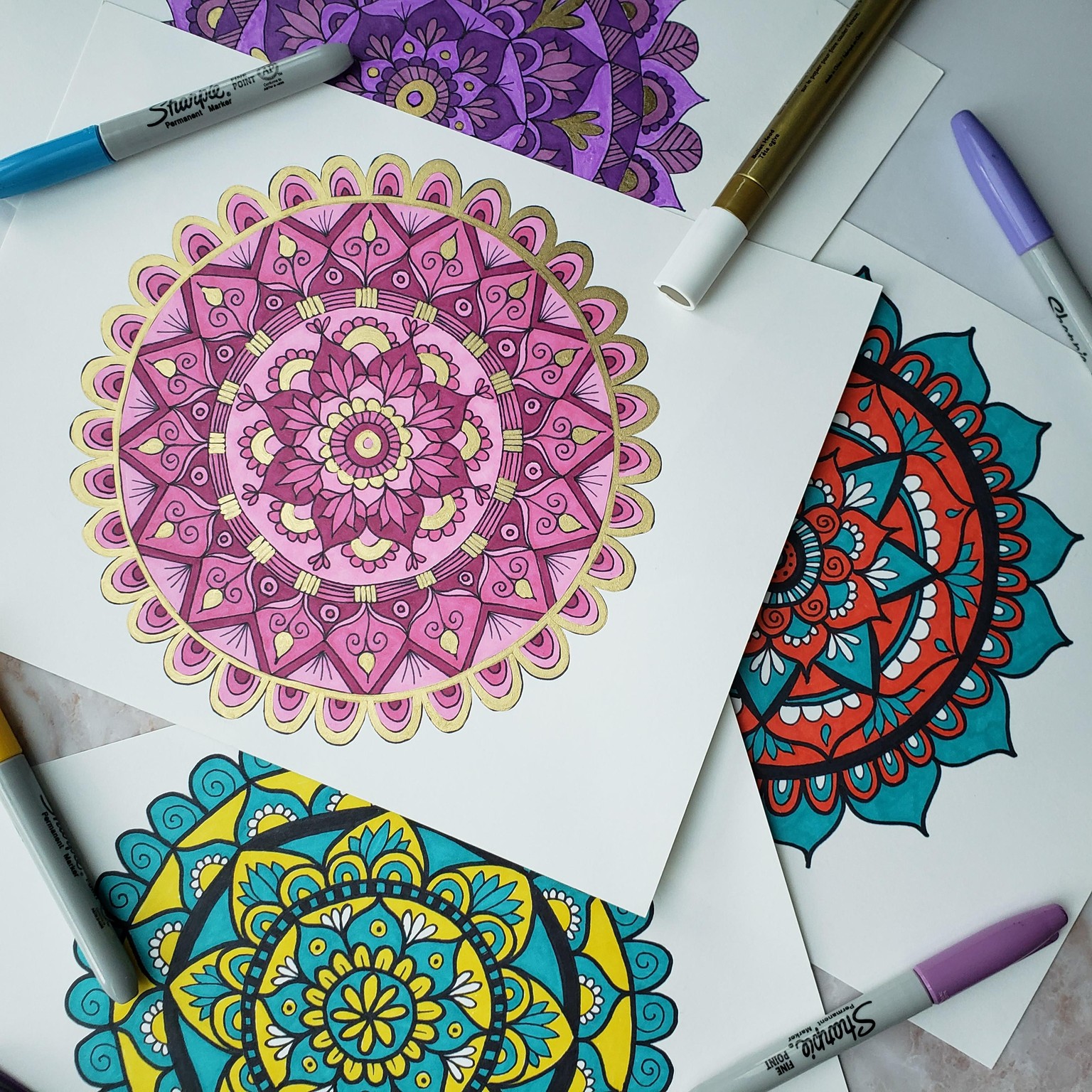 Drawing Mandalas - image 1 - student project