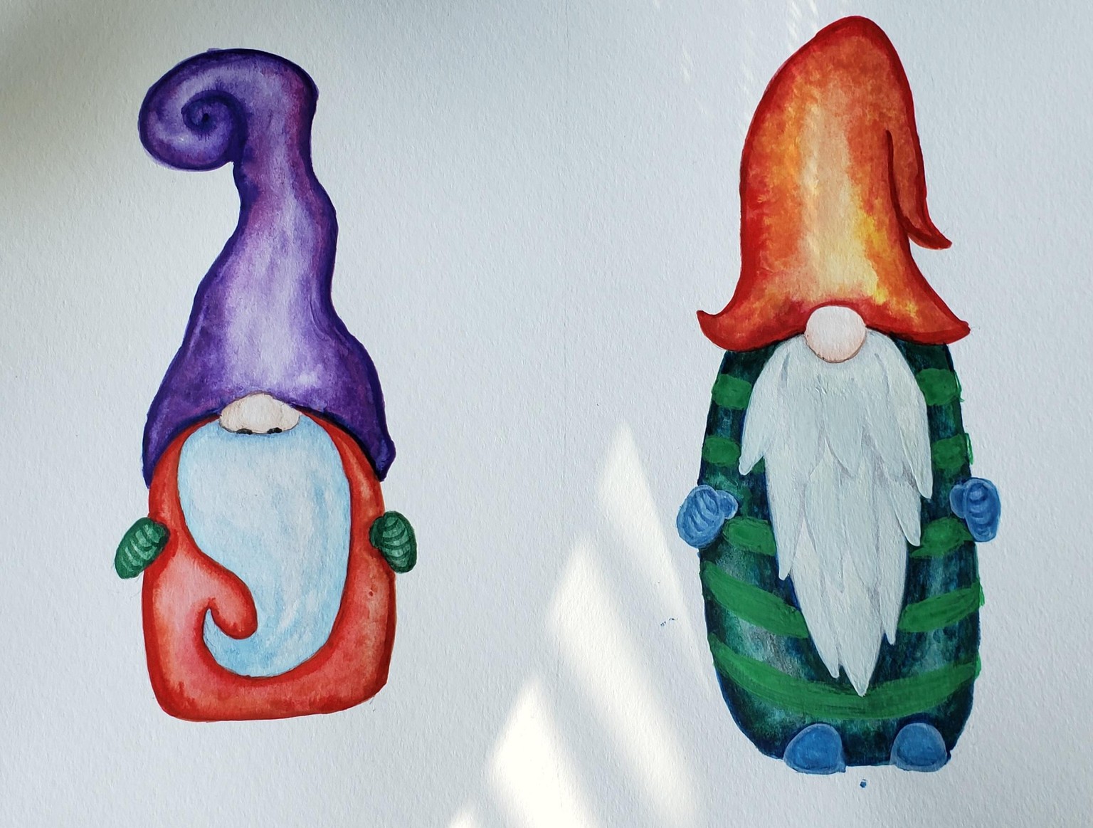 Watercolour Gnomes - image 1 - student project