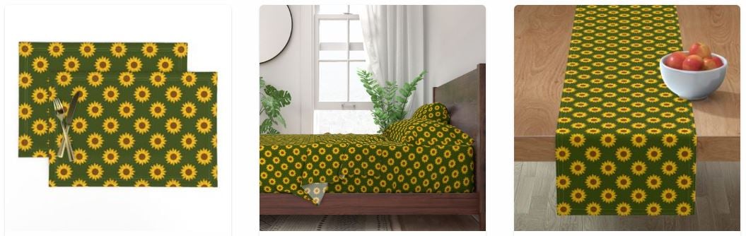 Spoonflower Product Mockups - image 1 - student project