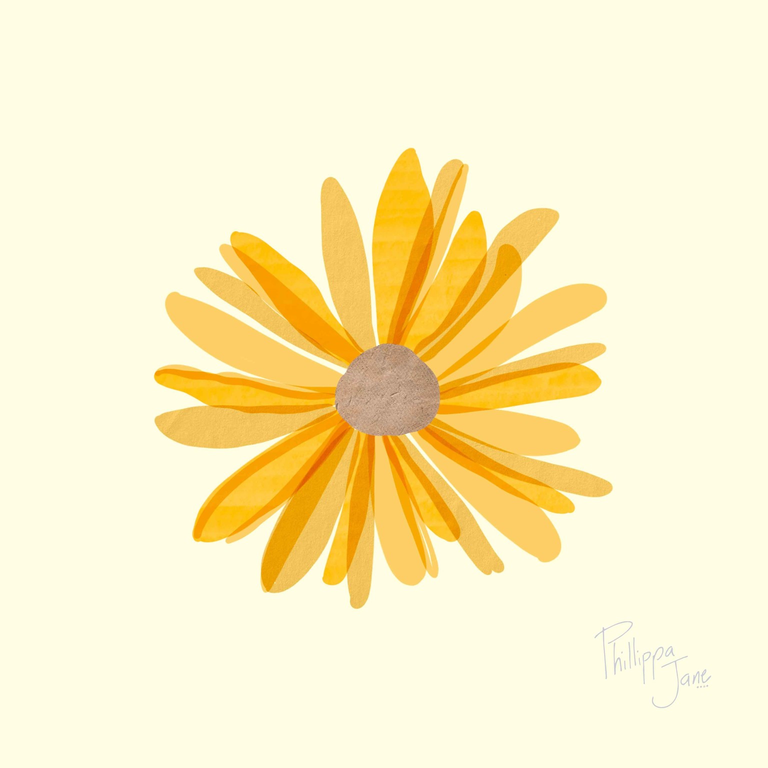 'Paper-Cut' Summer Blooms - image 2 - student project