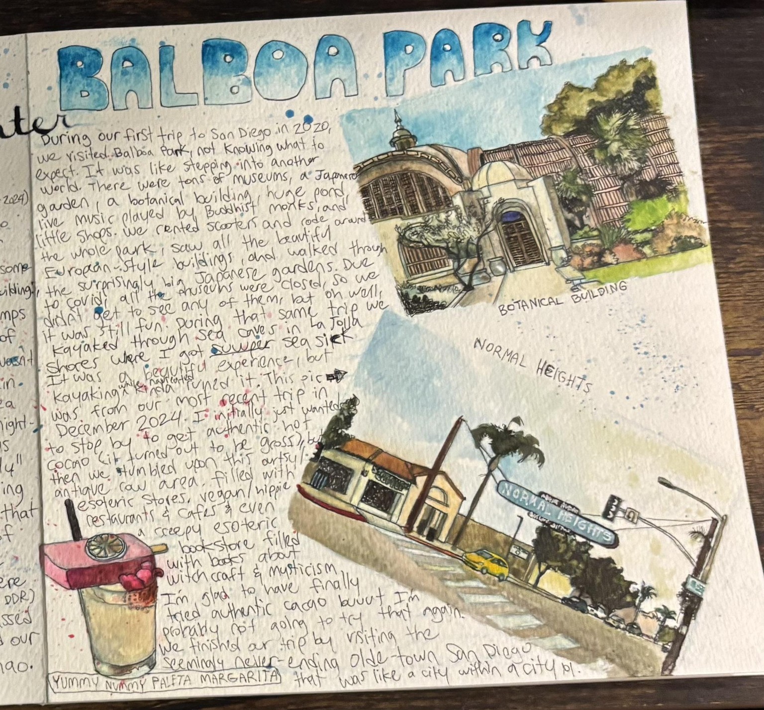 San Diego Journal spread - image 2 - student project