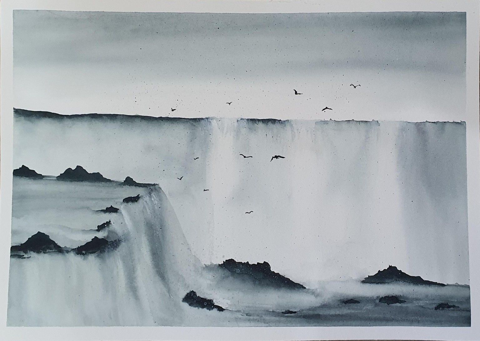 Watercolour Waterfalls with Sukrutha - image 4 - student project