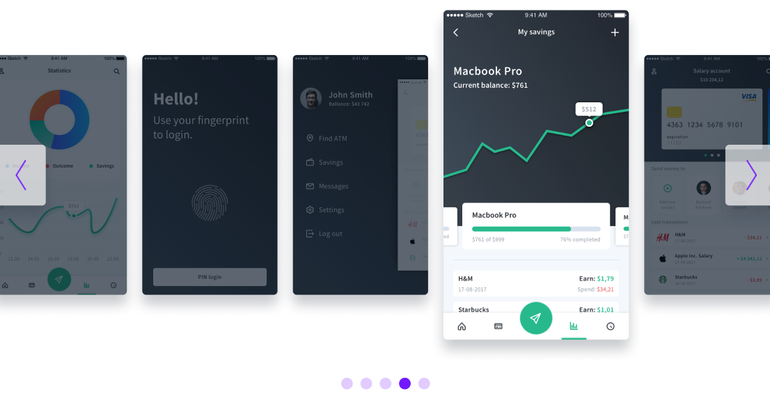 Designing with Figma - Landing Page for Mobile App - image 6 - student project