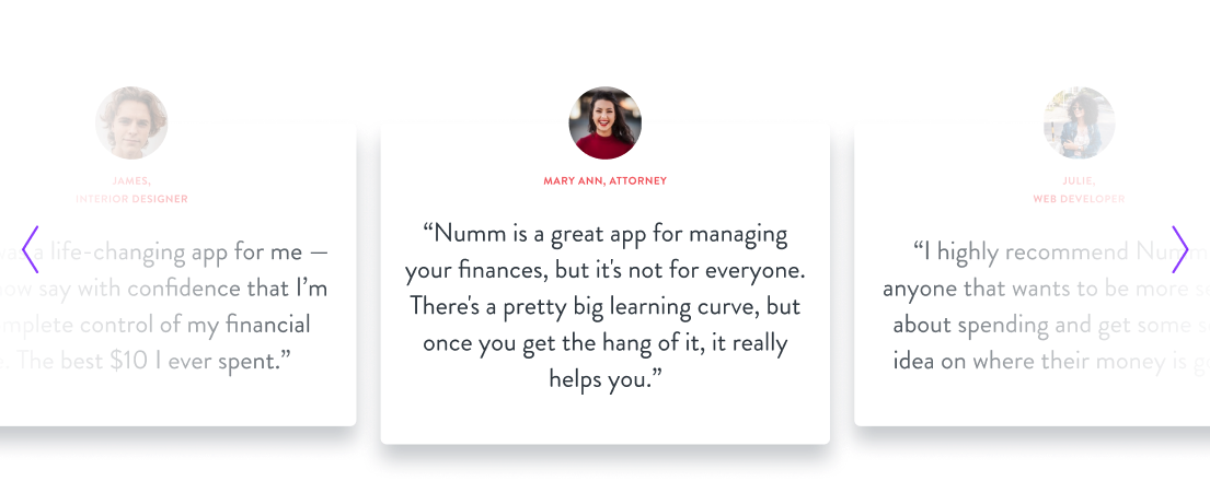 Designing with Figma - Landing Page for Mobile App - image 7 - student project