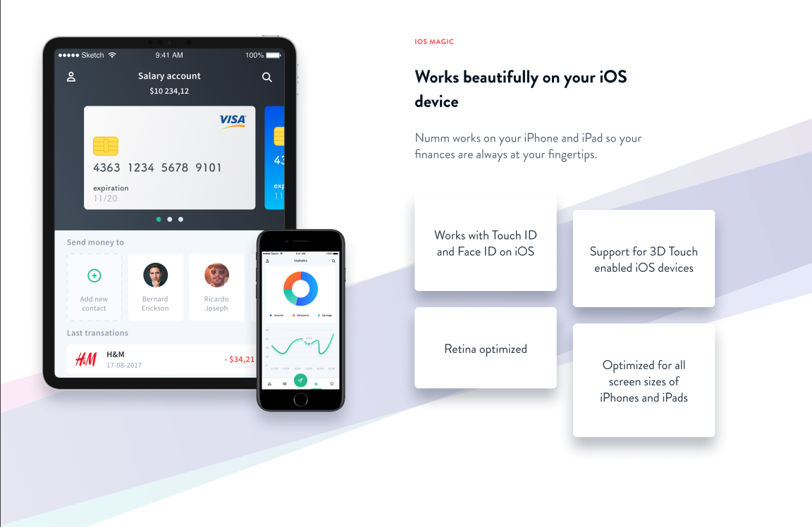 Designing with Figma - Landing Page for Mobile App - image 13 - student project