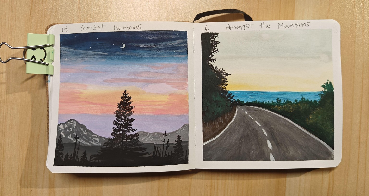 Gouache Landscapes - image 9 - student project