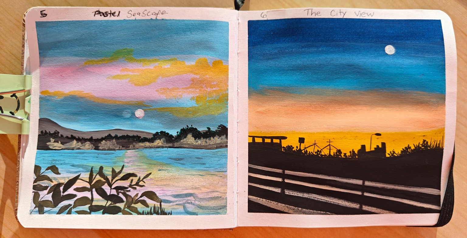 Gouache Landscapes - image 4 - student project