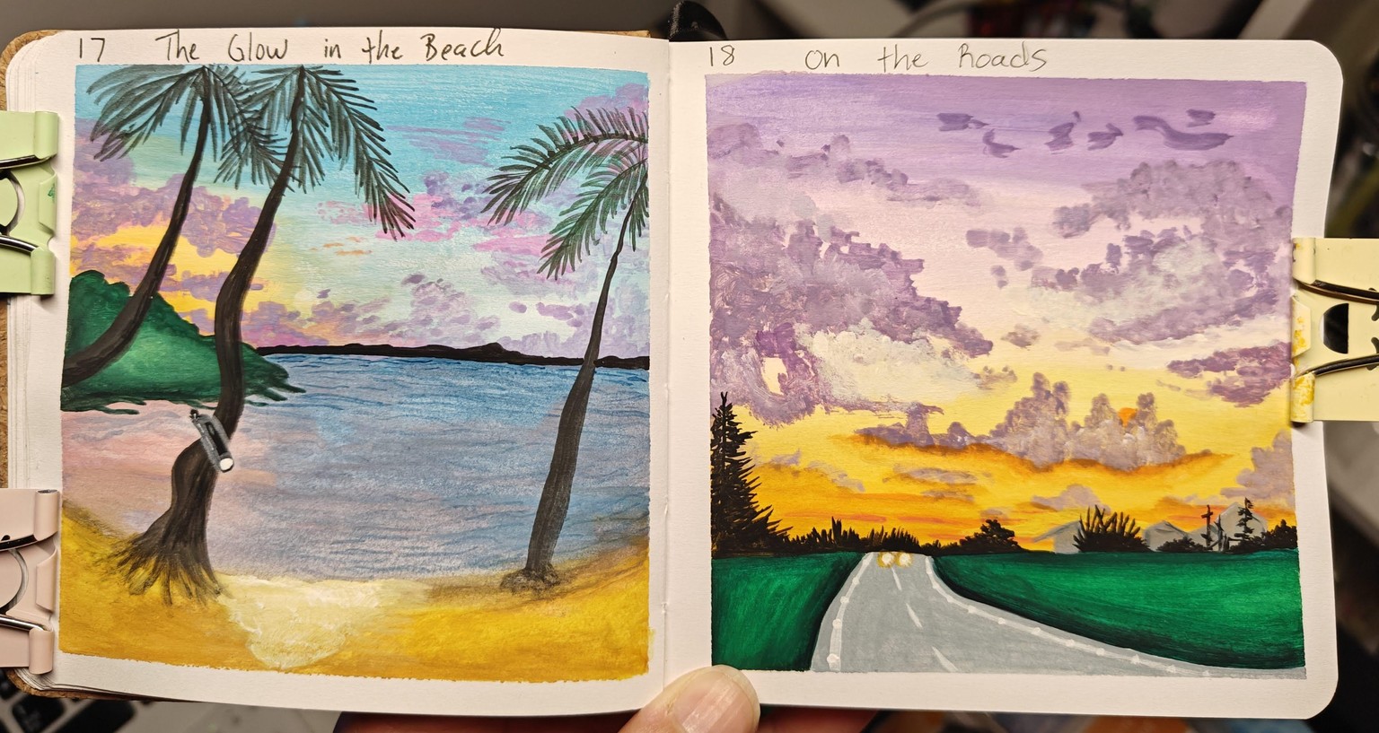 Gouache Landscapes - image 10 - student project