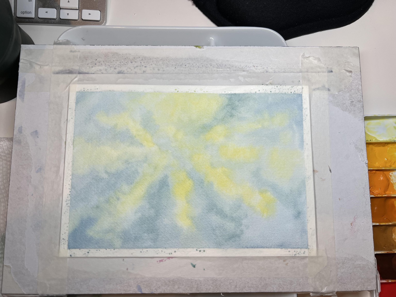 Watercolor Forest Scene with Depth and Light - image 2 - student project