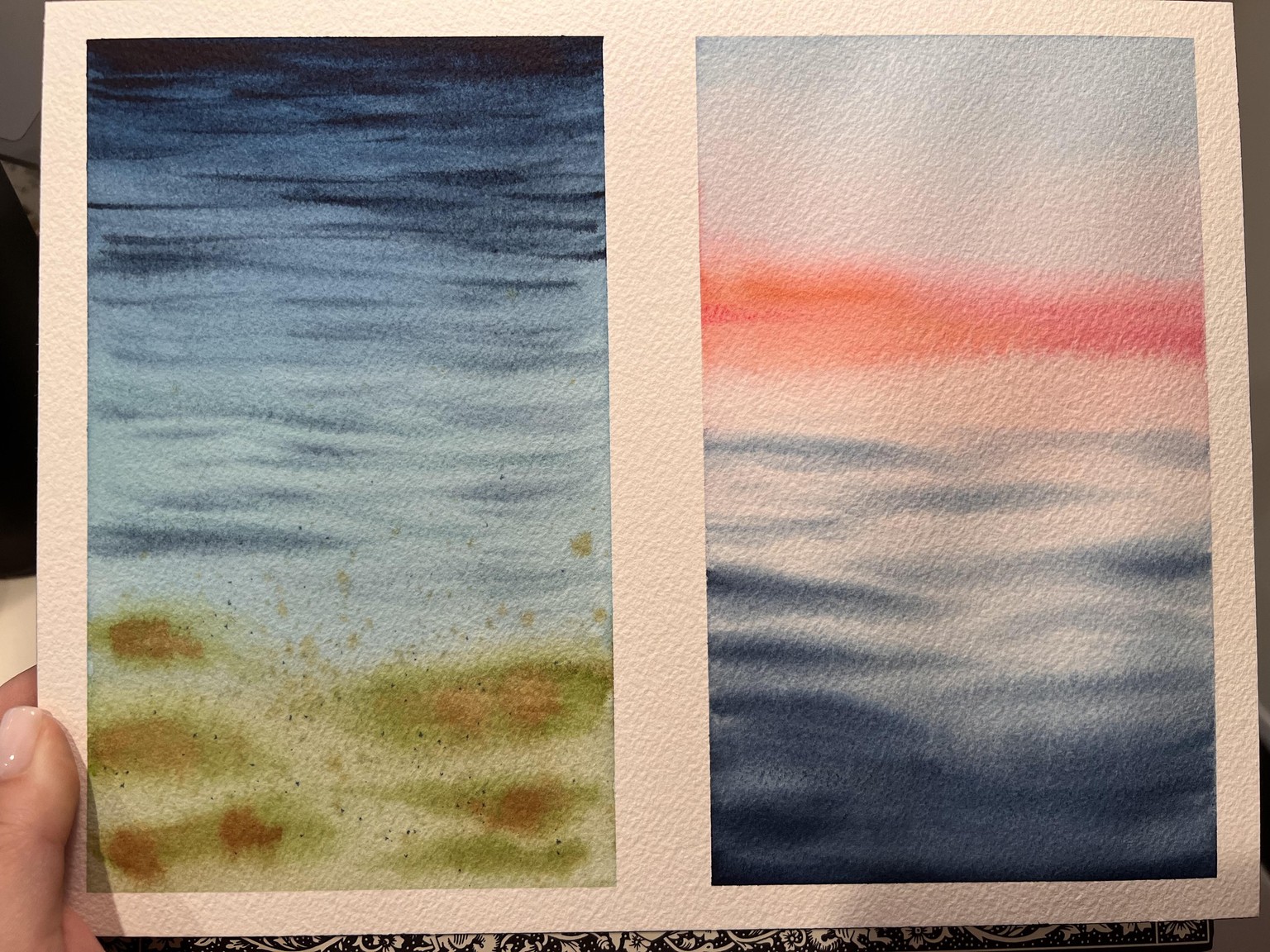 Watercolor Seascape: Lighthouse - image 1 - student project