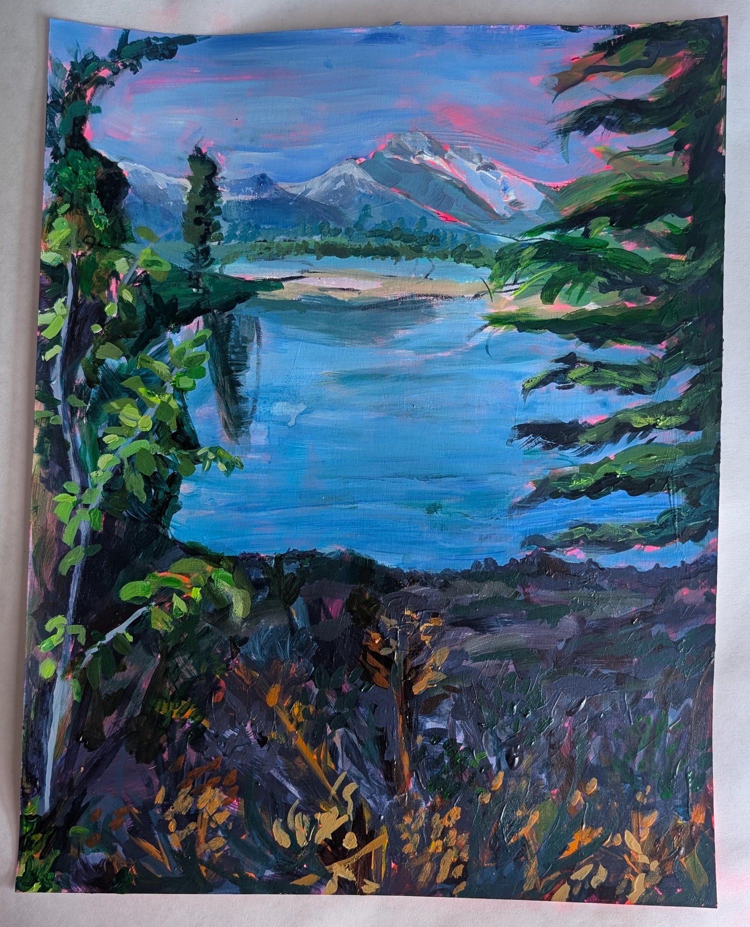 Capri lesson- my painting from a trip to Alaska - image 1 - student project