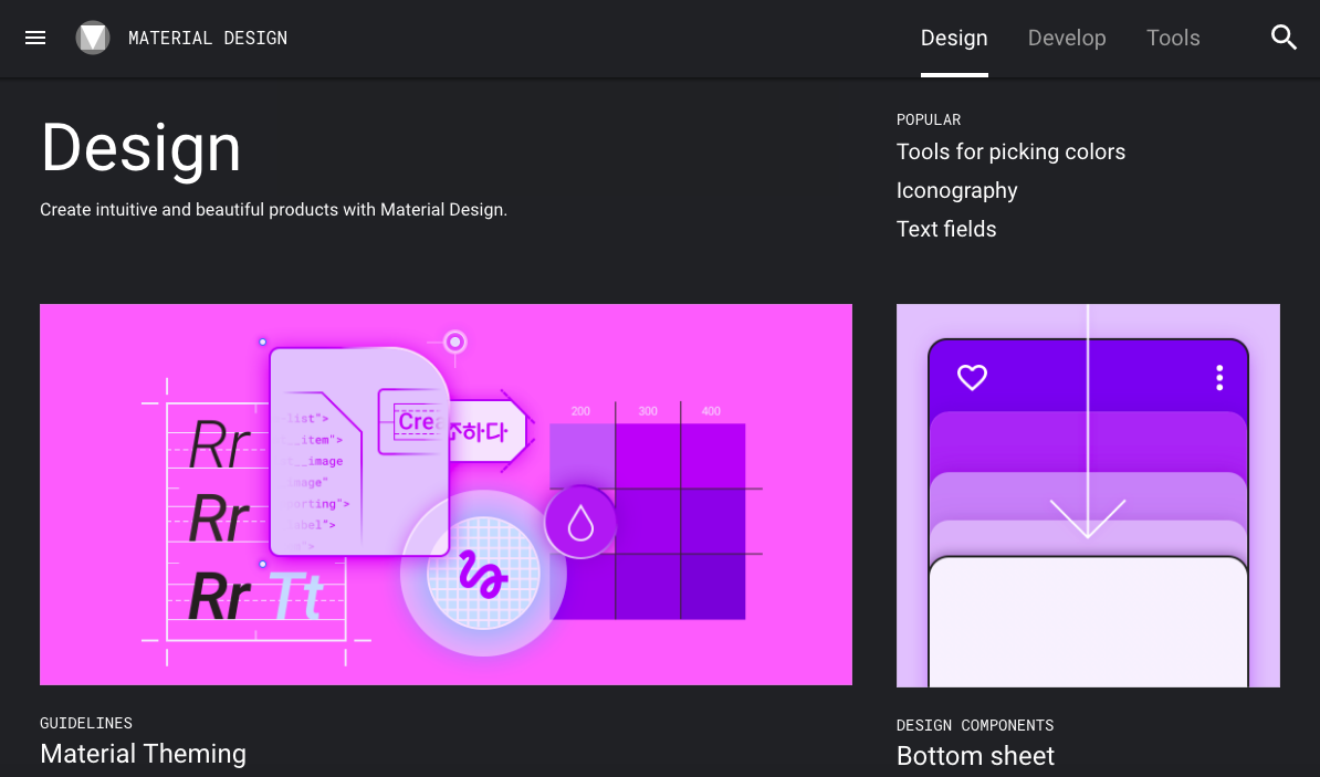 Design System Inspiration - image 1 - student project