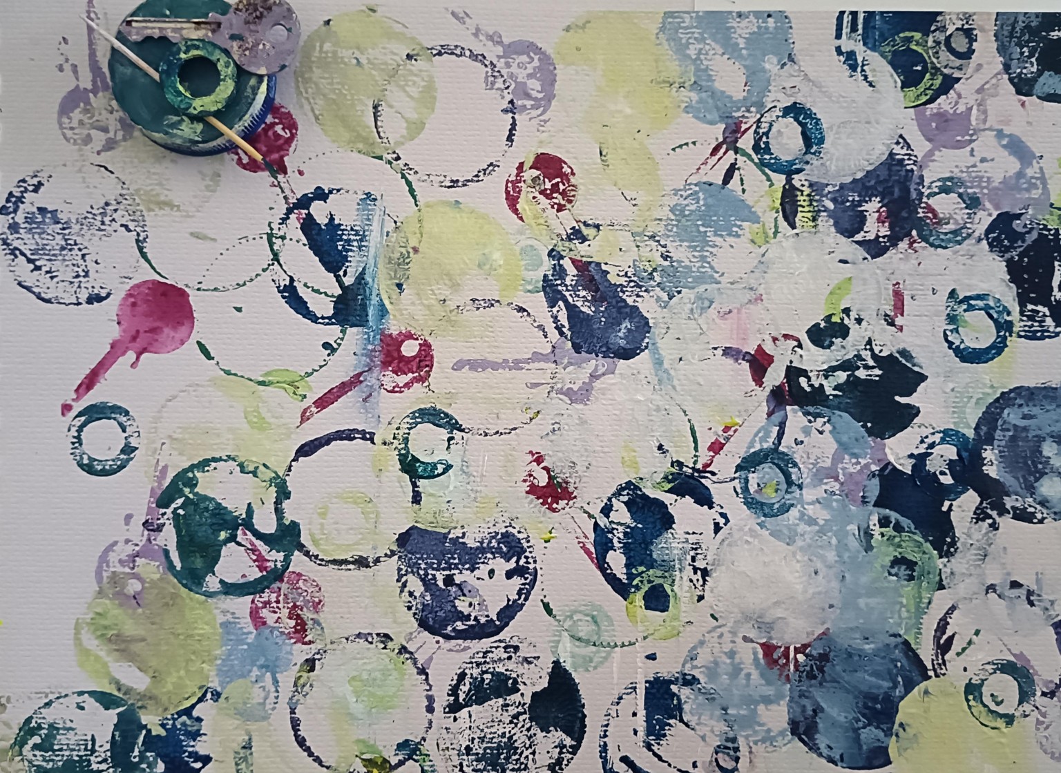 Mark making with everyday objects - image 1 - student project