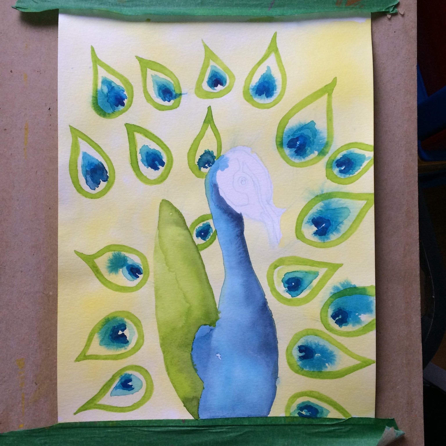 Completed Peacock - image 2 - student project