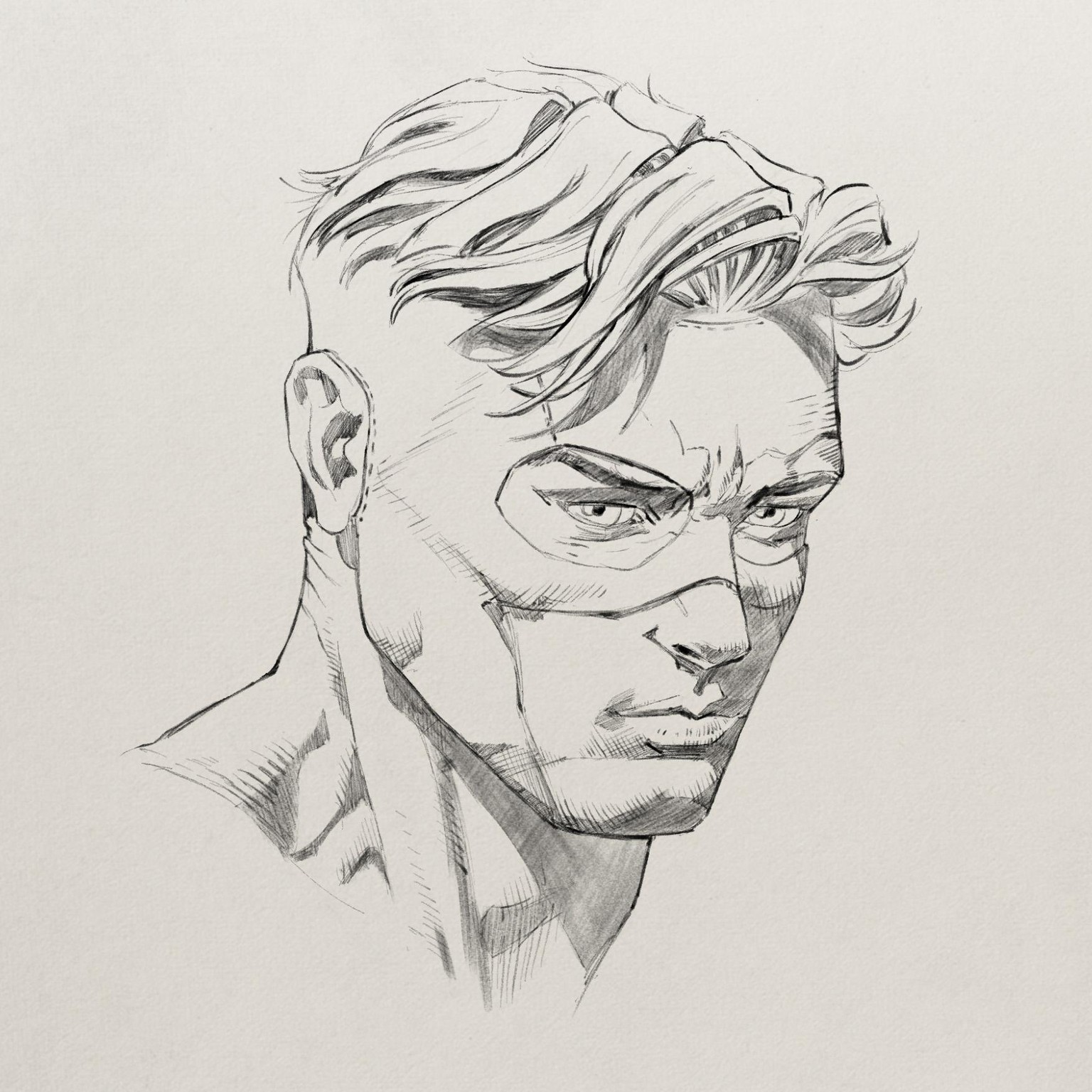 Superhero head - image 1 - student project