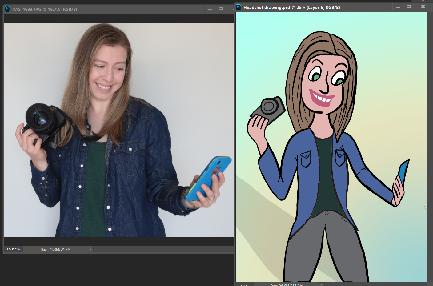 S Leddy Cartoonified - image 1 - student project