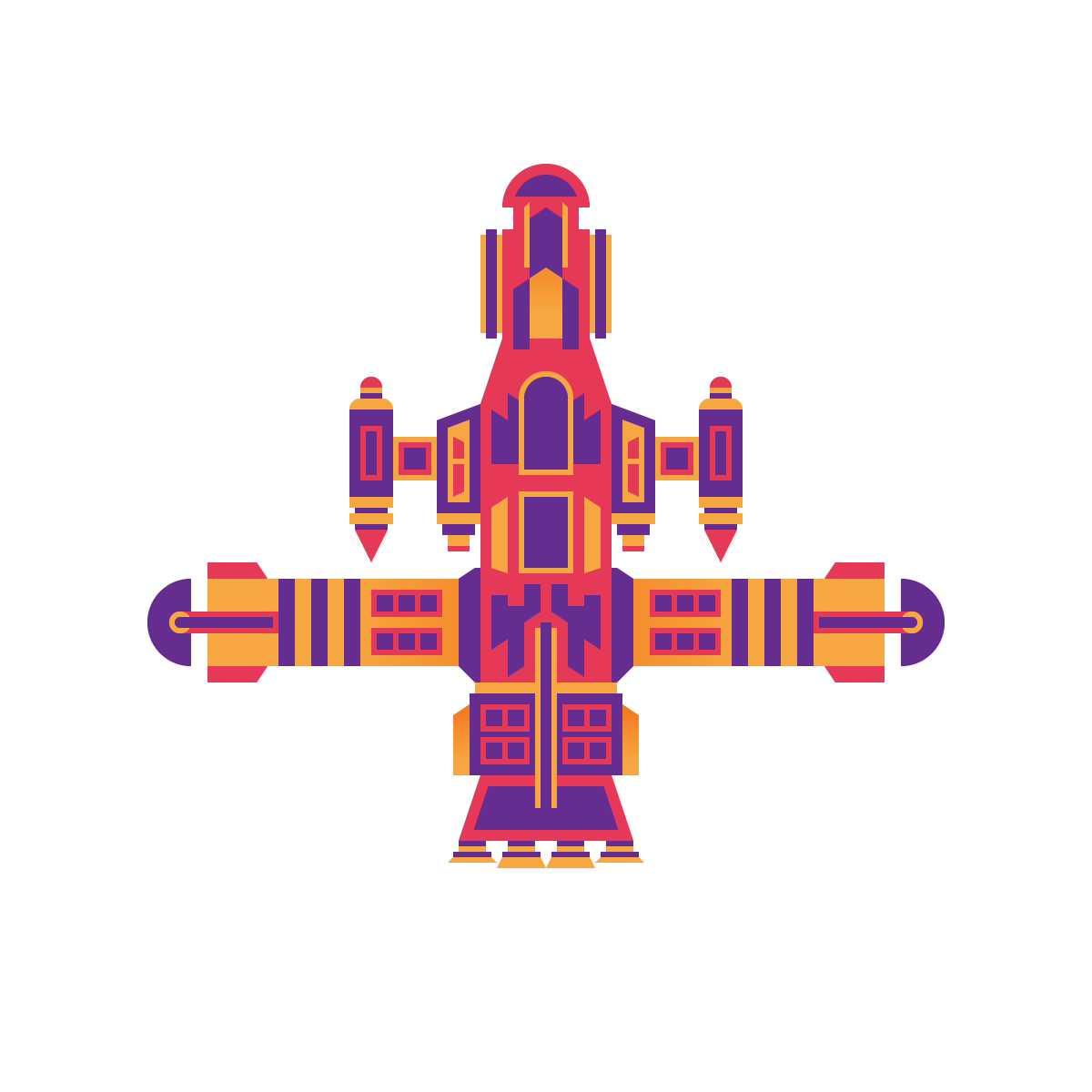 Modular Spaceship - image 2 - student project