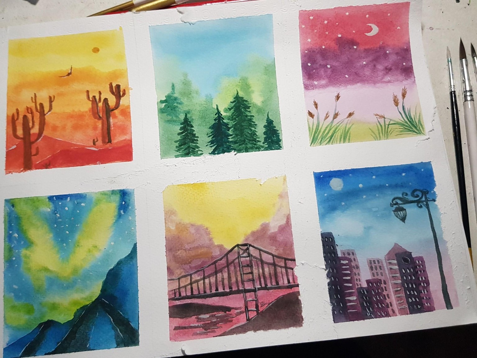 Watercolor Minis - image 1 - student project