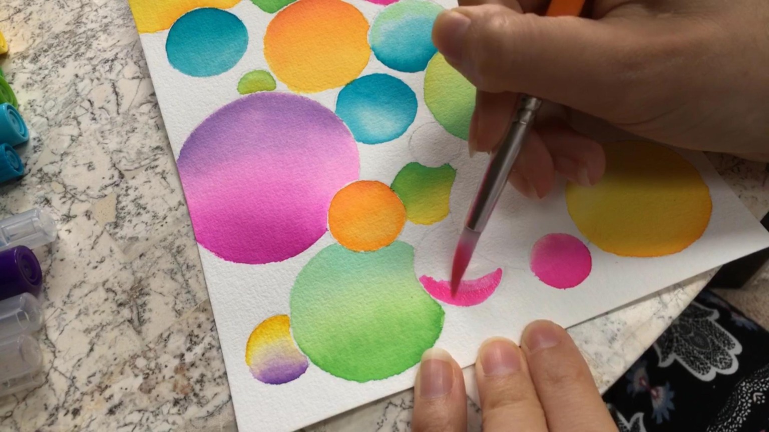 Rainbow Bubbles (Lyssa's Letters) - image 7 - student project
