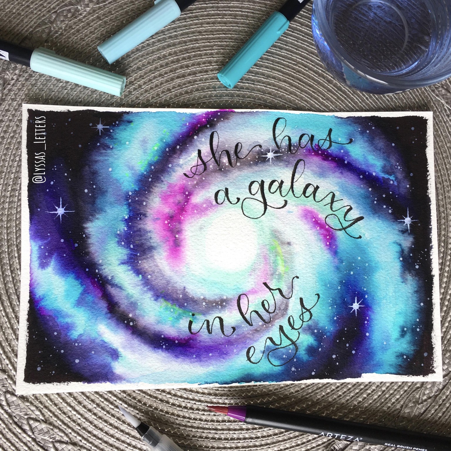Sample Project: Font Practice & Artwork - image 2 - student project
