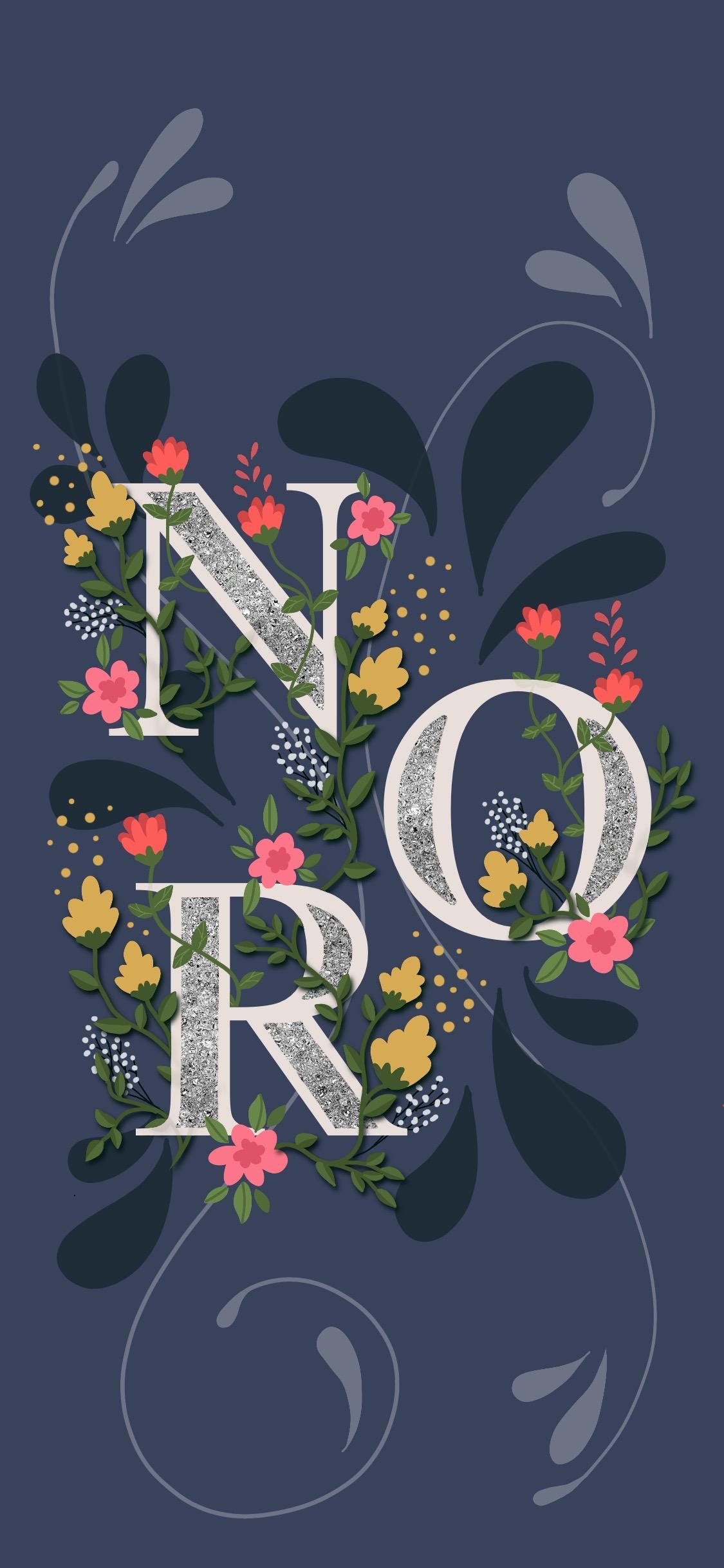 Floral Letters - image 1 - student project