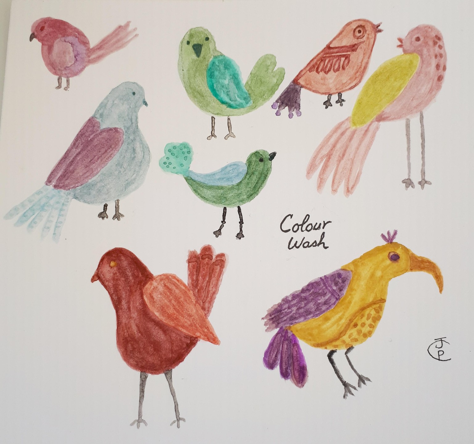 Birds with lots of Personalities..4 sets - image 3 - student project