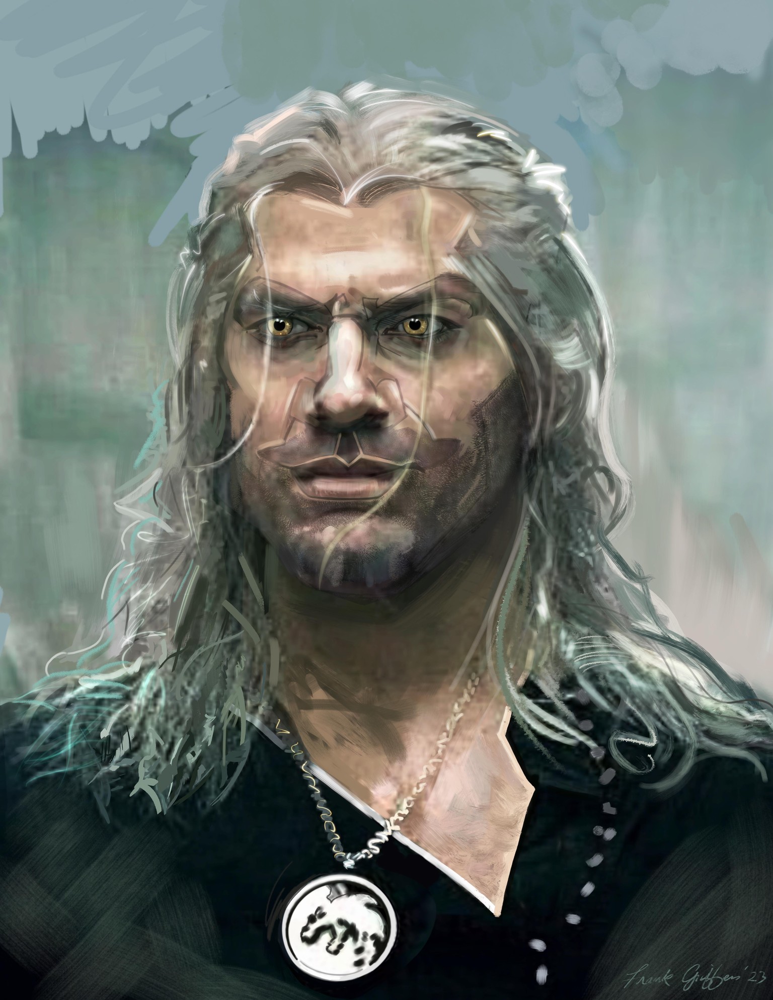 Here is a 2nd Attempt - Henry Cavill - my first attempt was Jason Momoa - image 1 - student project
