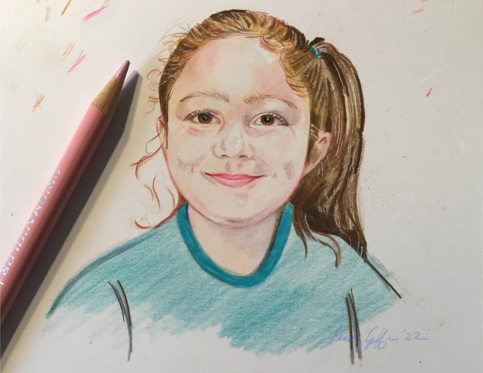 This is my 2nd attempt - below her is my first - image 1 - student project