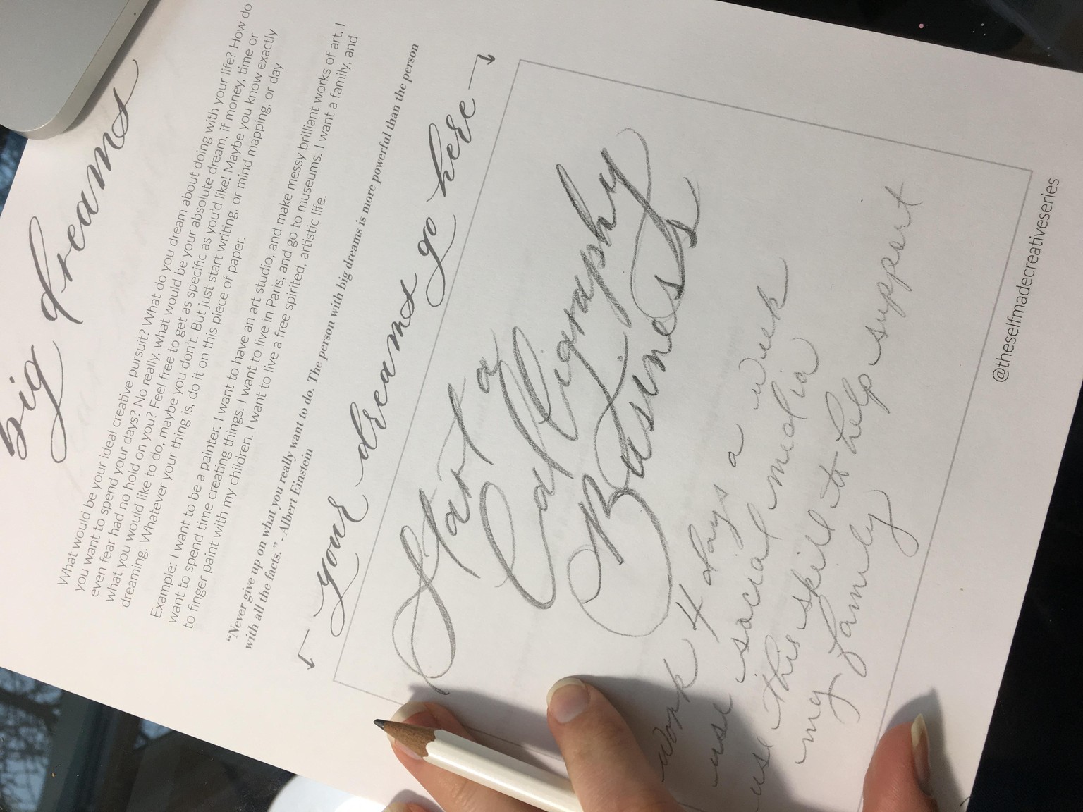 Sample Project: I want to be a Calligrapher! - image 1 - student project