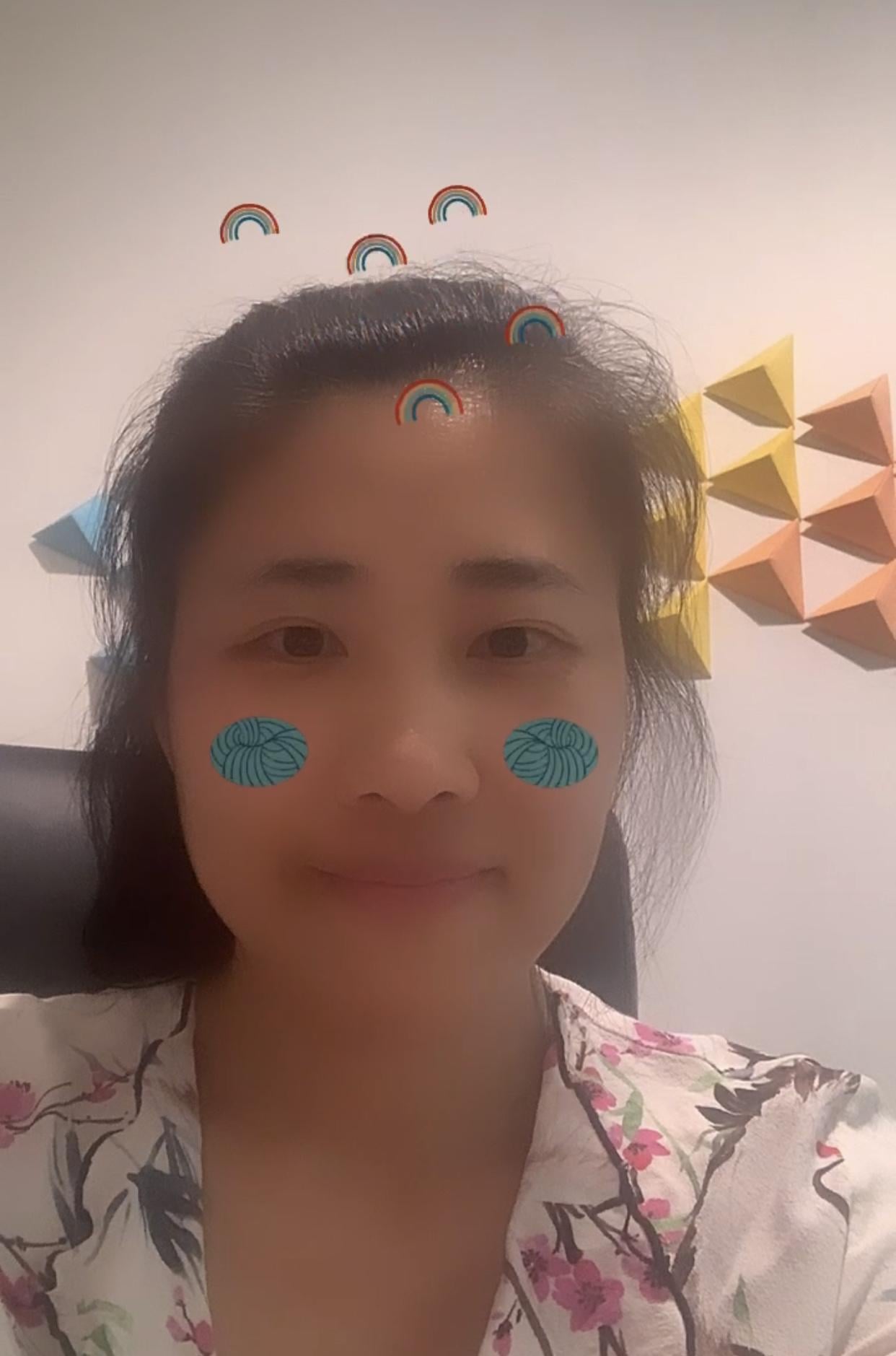My Yarn & Rainbow Face Filter - image 1 - student project