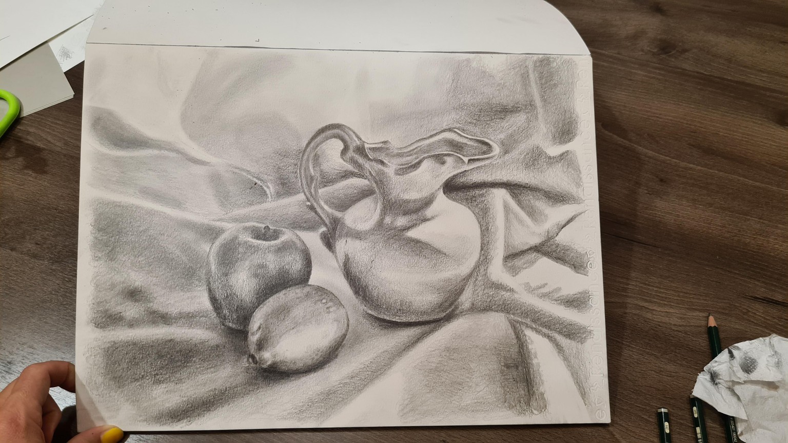 Vase and fruit still life! - image 2 - student project