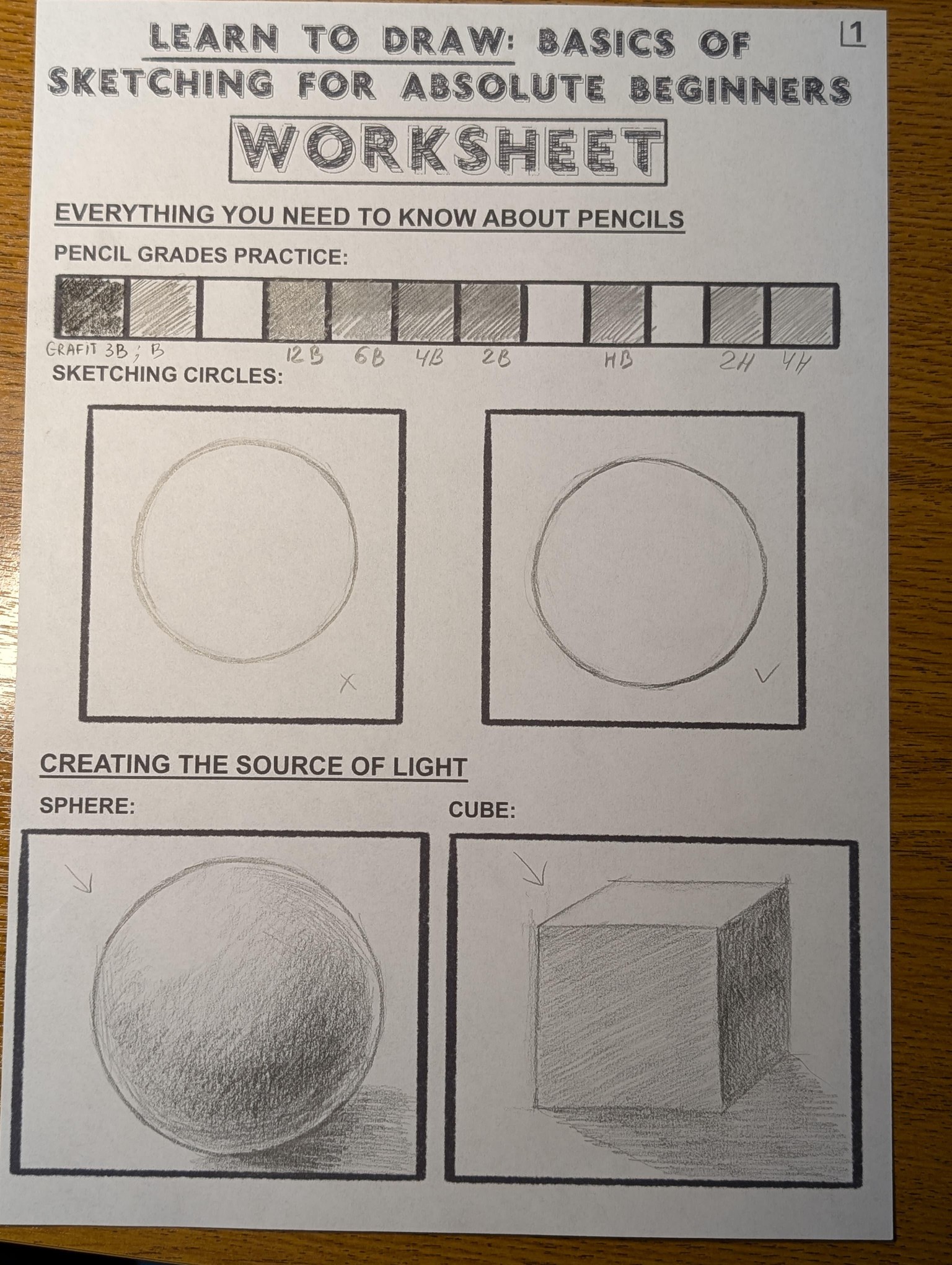Zeichne alles: Lerne Proportionen, Licht, Schattierung und Werte mit Bleistift u - image 1 - student project